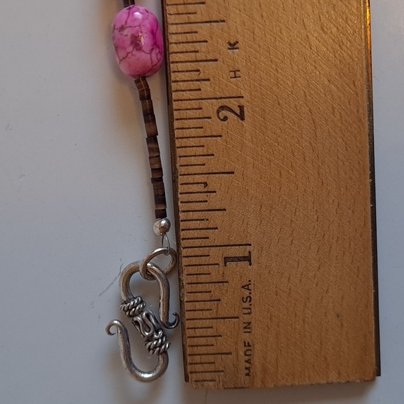 Pink Bead or Stone Necklace - Picture 9 of 10